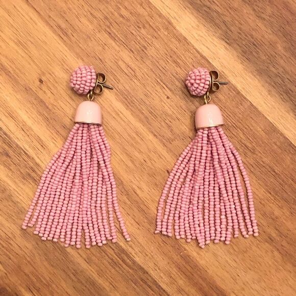 J.Crew | Seed Bead Tassel Earrings | 3” Length - Picture 1 of 3